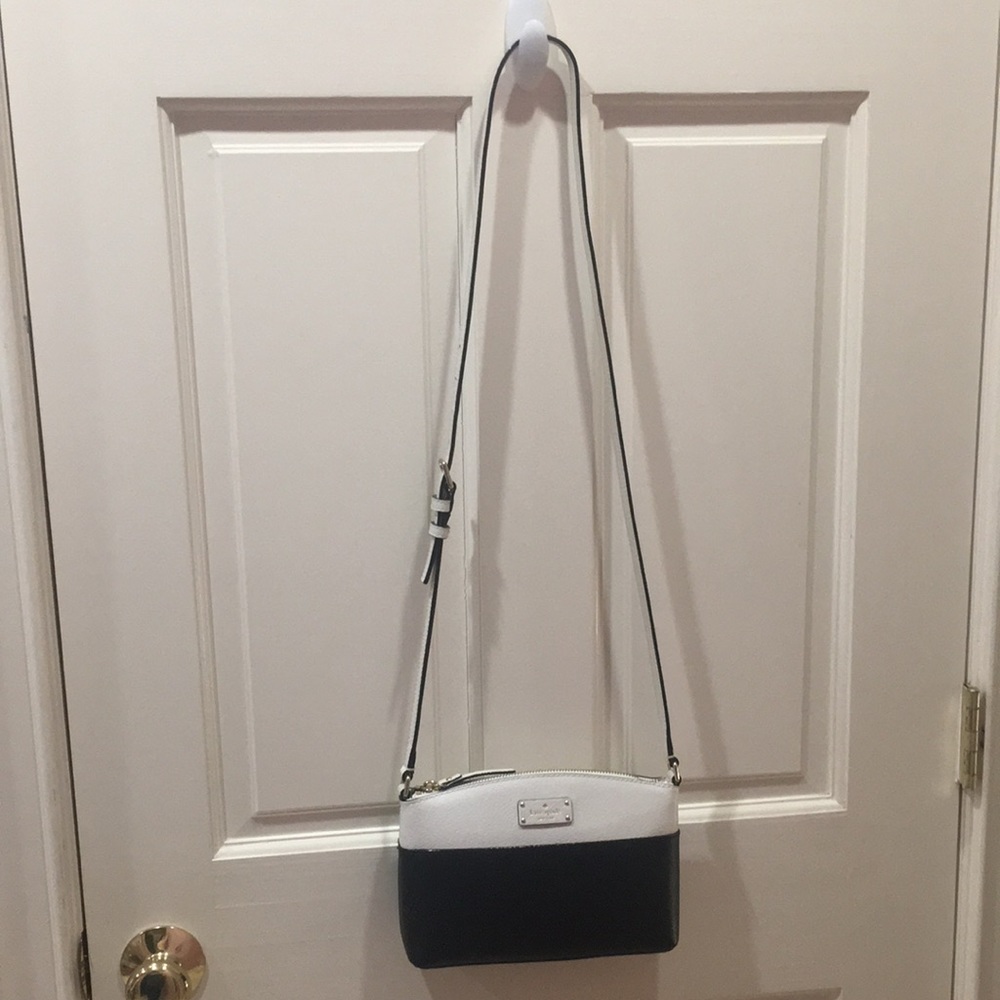 Kate Spade Black White Millie Crossbody Purse Bag - Picture 15 of 16